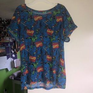 Marvel Short Sleeve Top